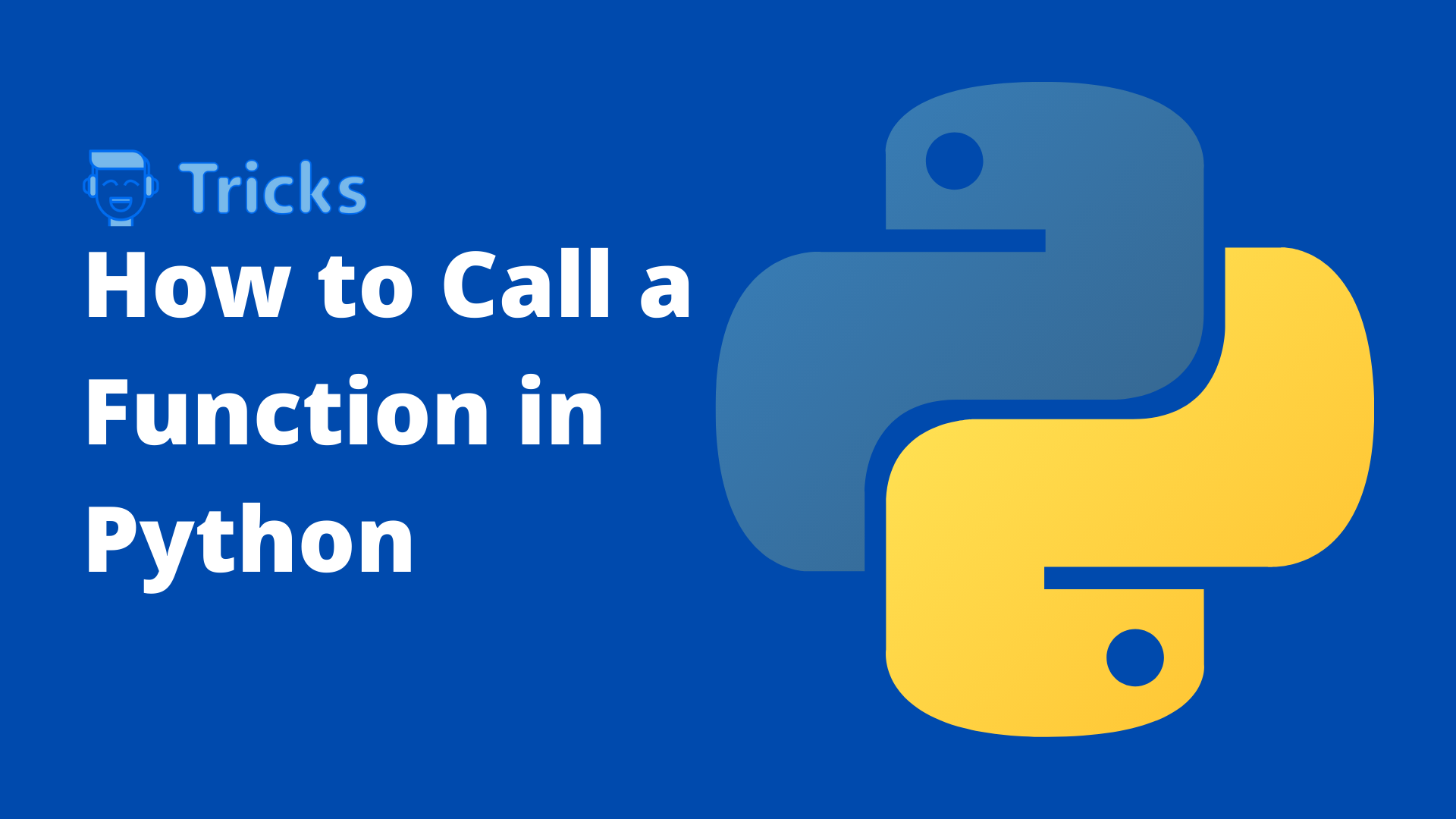 how to call a function in python