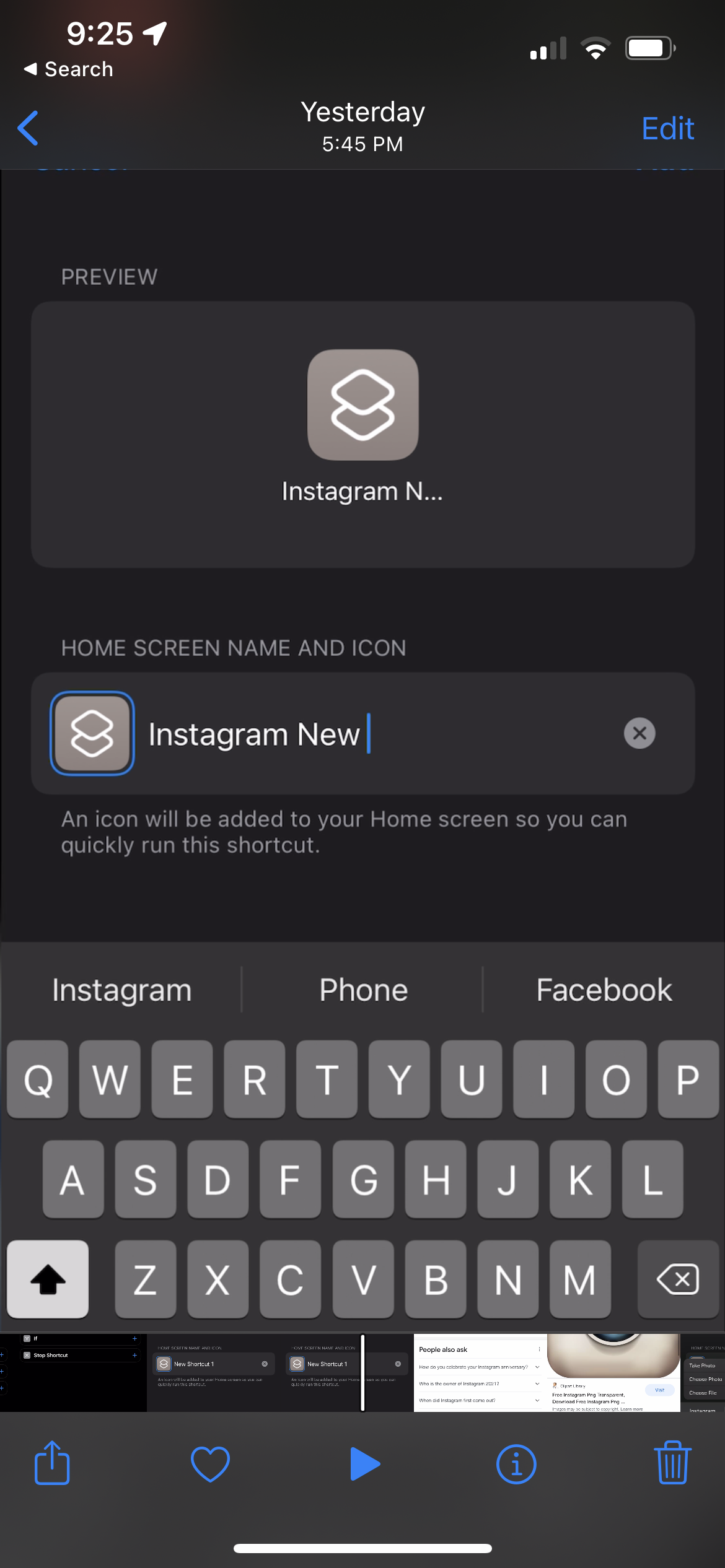 Change Instagram Icon
